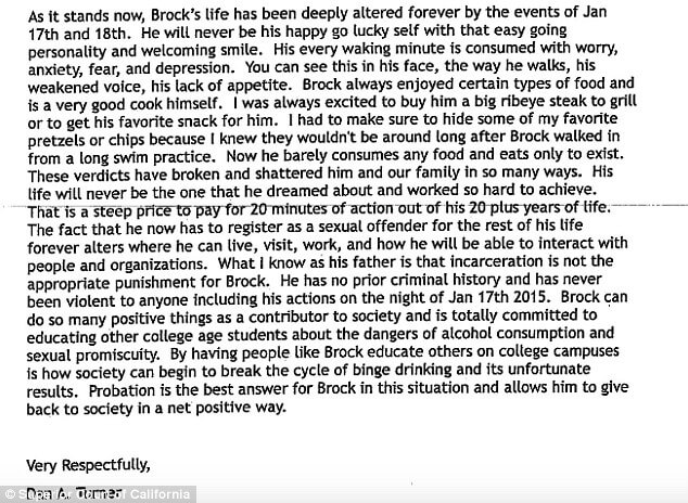 Brock Turner letter--reversed